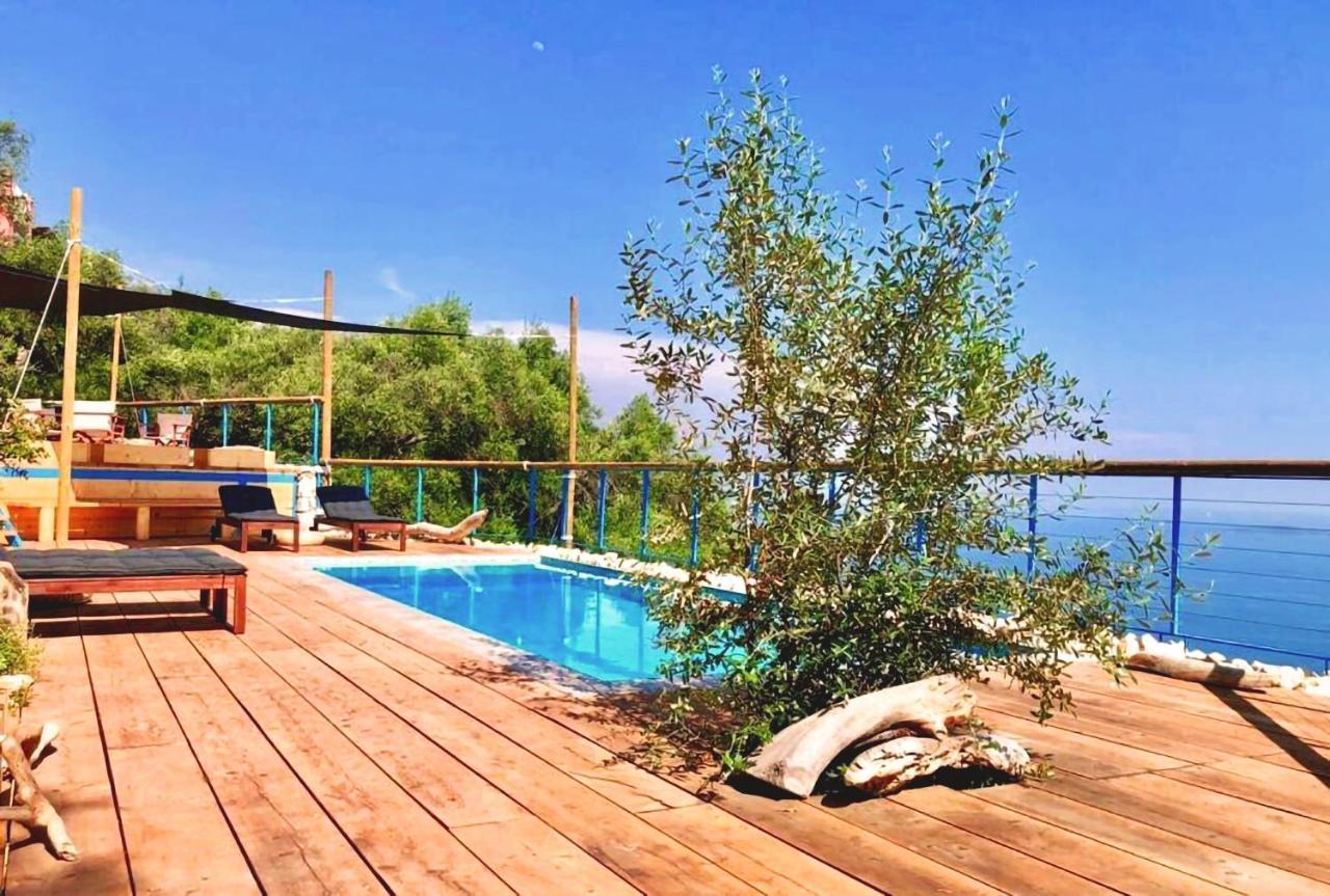 House Tanna Of Villa Intaba Spectacular Sea Views Corfiot Riviera Spartilas Corfu Island Greece Close To Ipsos Beach Spartylas Dış mekan fotoğraf