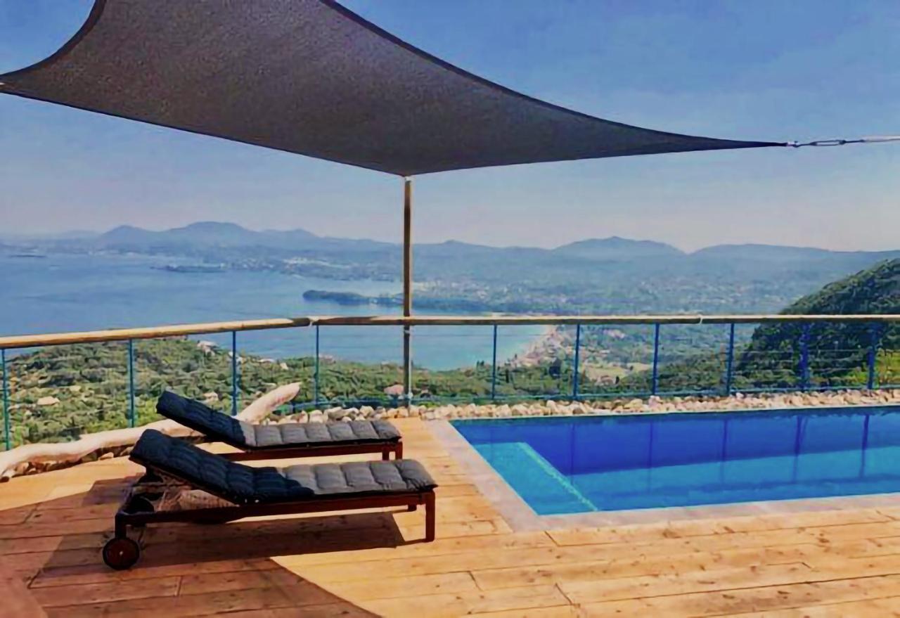 House Tanna Of Villa Intaba Spectacular Sea Views Corfiot Riviera Spartilas Corfu Island Greece Close To Ipsos Beach Spartylas Dış mekan fotoğraf